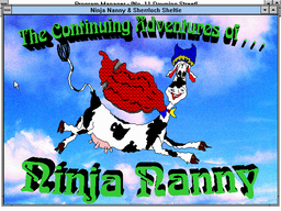 Logo: The Adventures of Ninja Nanny & Sherrloch Sheltie: No. 11 Downing Street