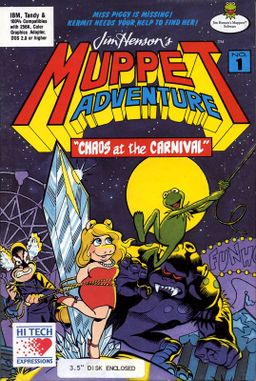 Logo: Jim Henson's Muppet Adventure No. 1: "Chaos at the Carnival"