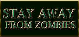 Logo: Stay Away from Zombies