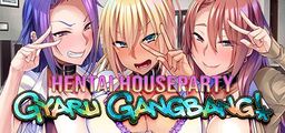 Logo: Hentai Houseparty: Gyaru Gangbang!