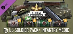 Logo: Heroes & Generals: US Soldier Pack: Infantry Medic