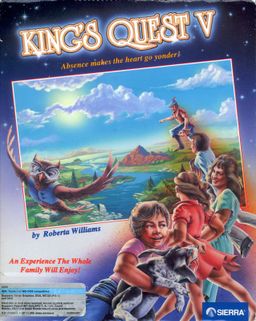 Logo: King's Quest V: Absence Makes the Heart Go Yonder!