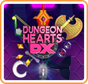 Logo: Dungeon Hearts DX