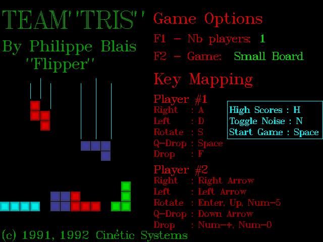 Game cover: Teamtris