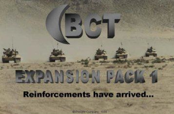 Game cover: BCT: Brigade Combat Team - Expansion Pack 1