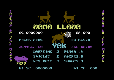 Game cover: Mama Llama