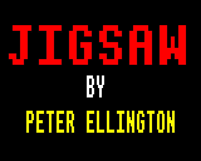 Game cover: Jigsaw