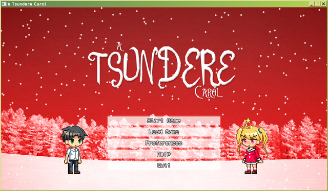 Game cover: A Tsundere Carol