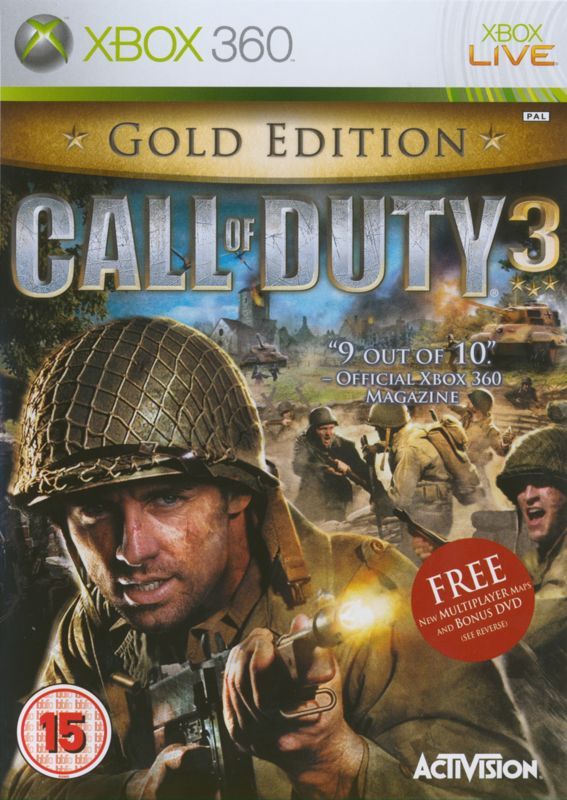 Game cover: Call of Duty 3 (Gold Edition)