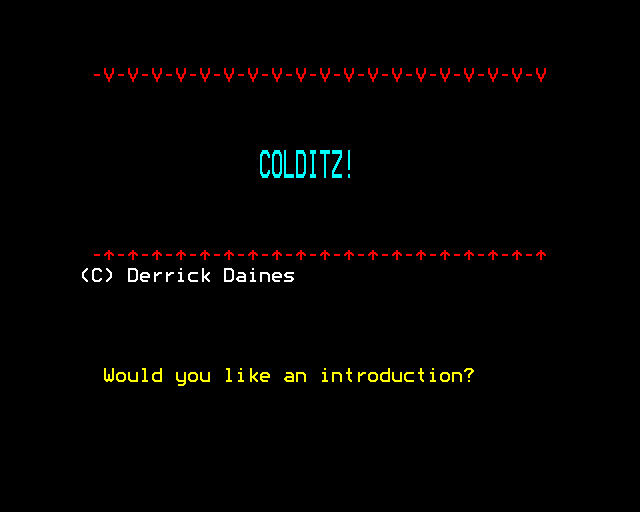 Game cover: Colditz