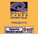 Game cover: Sports Illustrated: Golf Classic