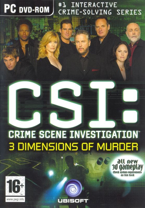 Game cover: CSI: Crime Scene Investigation - 3 Dimensions of Murder