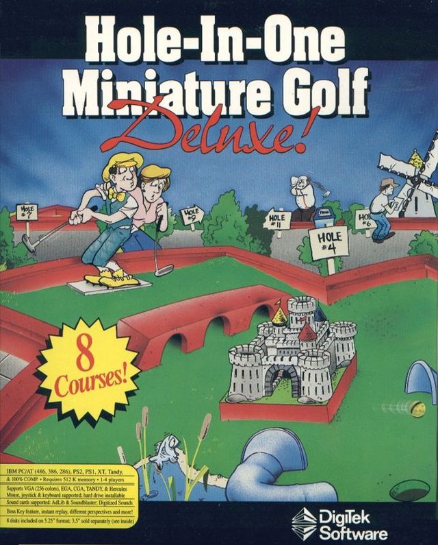 Game cover: Hole-In-One Miniature Golf Deluxe!