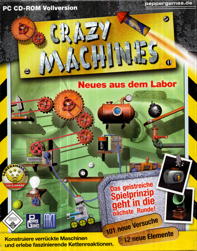 Game cover: Crazy Machines: New From the Lab