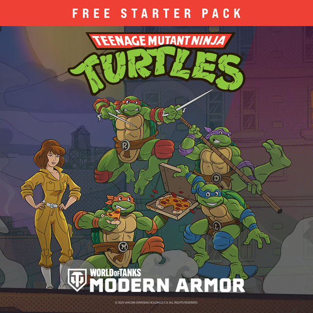 Game cover: World of Tanks: Modern Armor - TMNT Starter Pack
