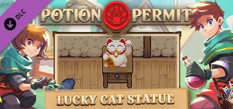 Game cover: Potion Permit: Lucky Cat Statue