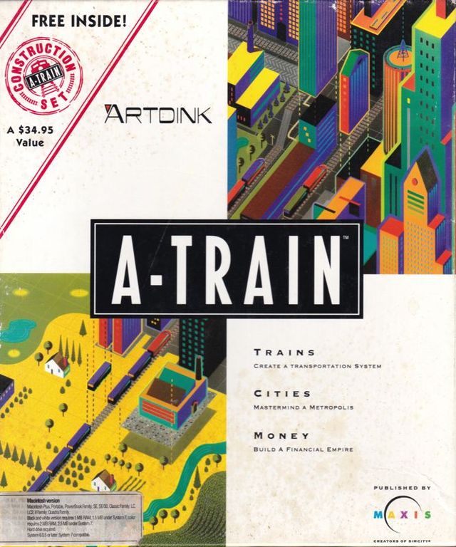 Game cover: A-Train + Construction Set