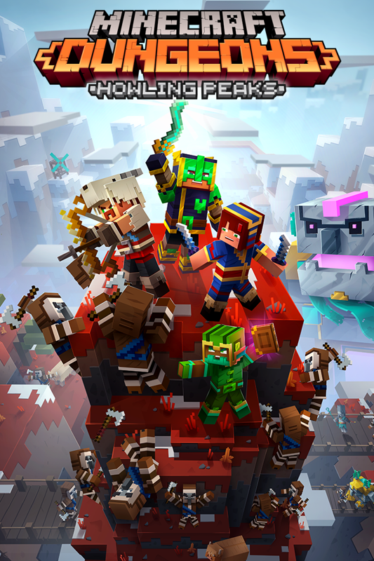 Game cover: Minecraft Dungeons: Howling Peaks
