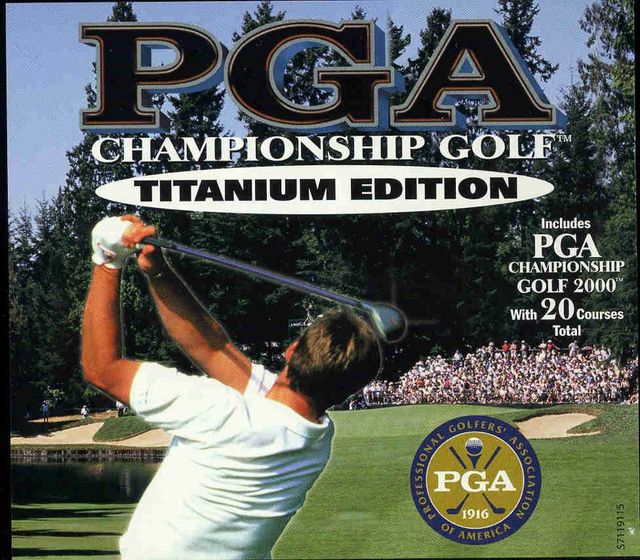 Game cover: PGA Championship Golf 2000: Titanium Edition