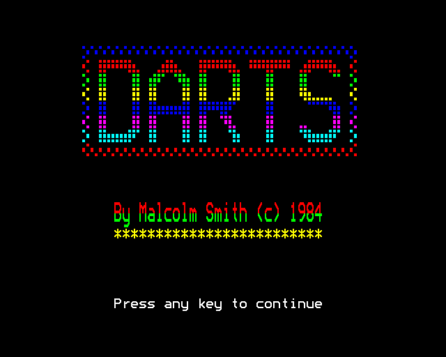 Game cover: Darts