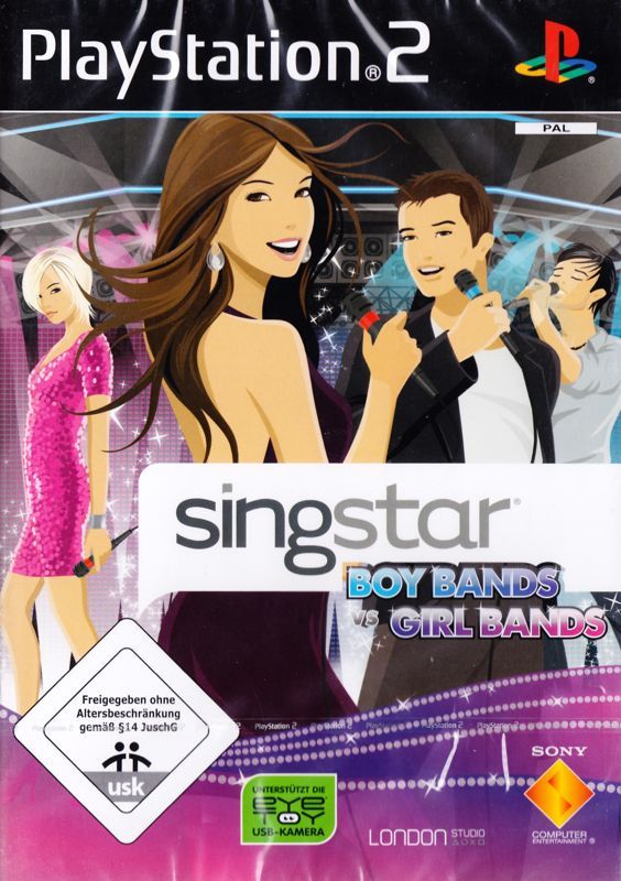 Game cover: SingStar: Boy Bands vs Girl Bands