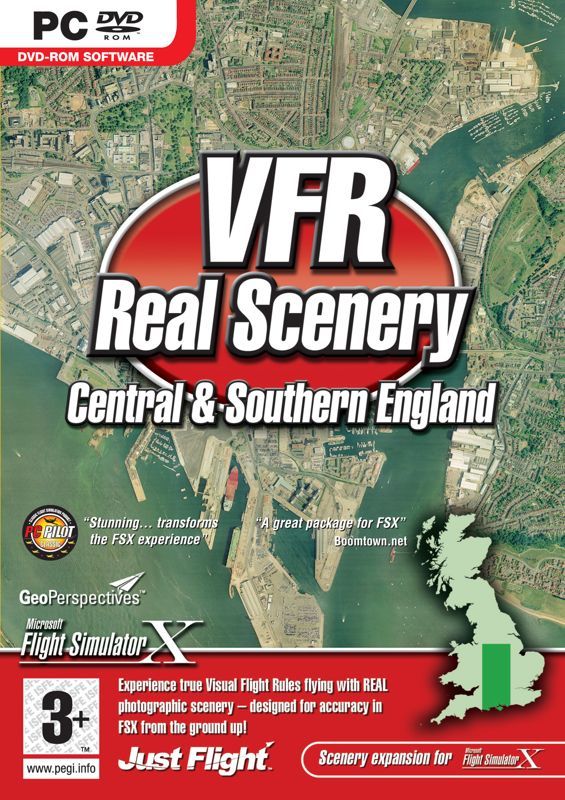 Game cover: VFR Real Scenery: Central & Southern England