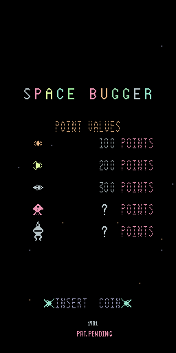 Game cover: Space Bugger