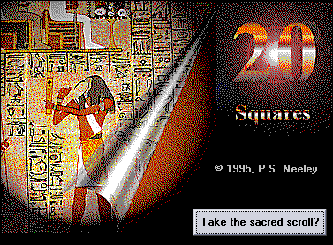 Game cover: 20 Squares