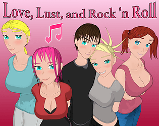 Game cover: Love, Lust, and Rock 'n Roll