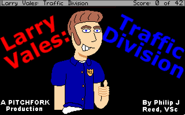 Game cover: Larry Vales: Traffic Division