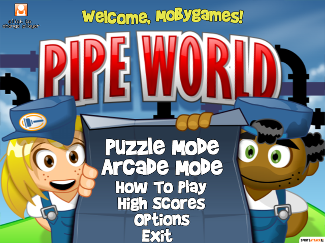 Game cover: Pipe World