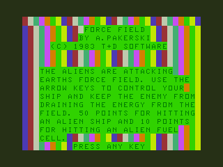 Game cover: Force Field