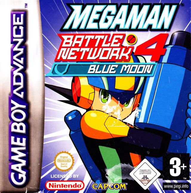 Game cover: Mega Man Battle Network 4: Blue Moon
