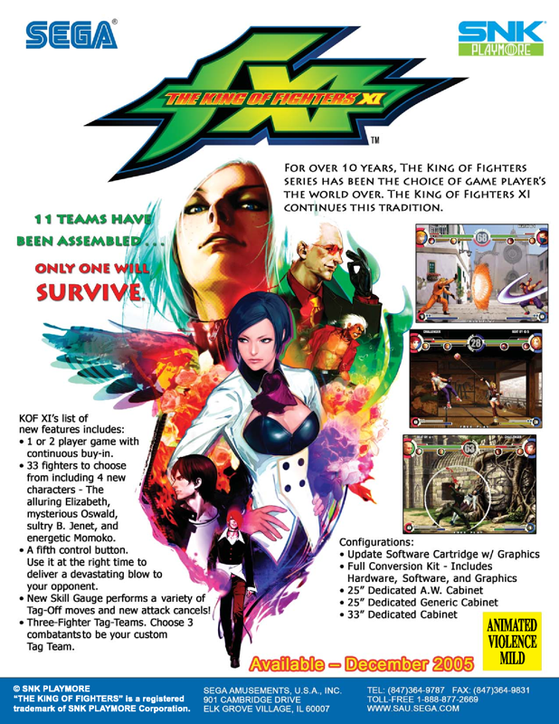 Game cover: The King of Fighters XI