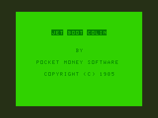 Game cover: Jet Boot Colin