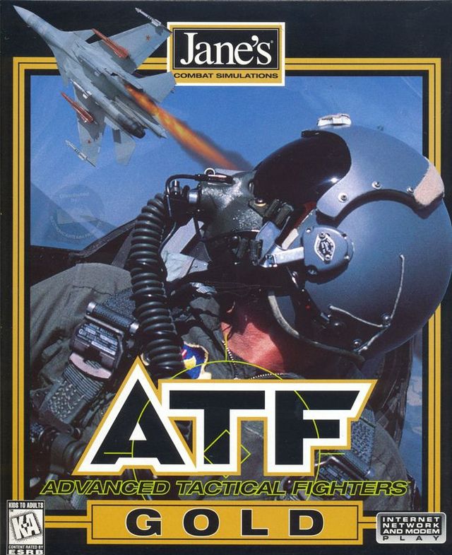 Game cover: Jane's Combat Simulations: ATF - Advanced Tactical Fighters - Gold