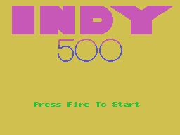 Game cover: Indy 500