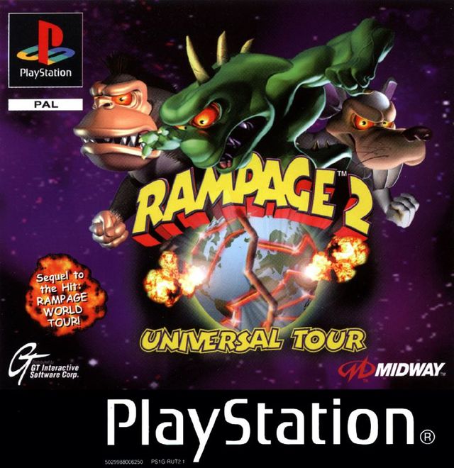 Game cover: Rampage 2: Universal Tour