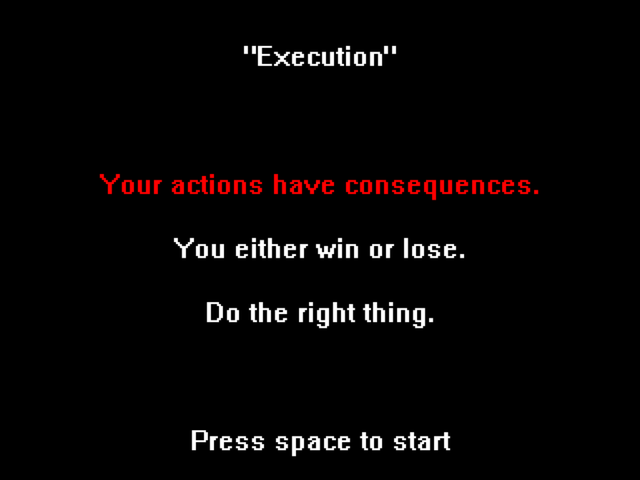 Game cover: Execution