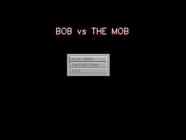Game cover: Bob vs the Mob