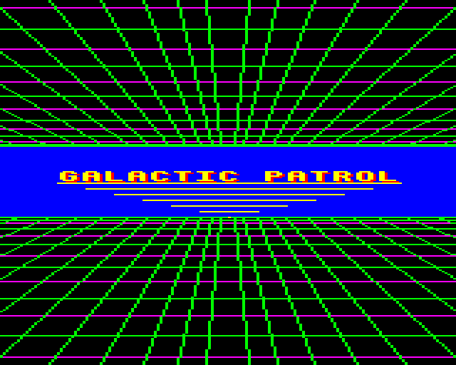 Game cover: Galactic Patrol