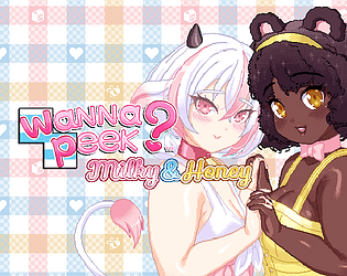 Game cover: Wanna Peek? Milky and Honey