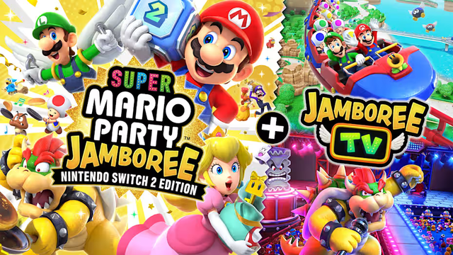 Game cover: Super Mario Party Jamboree: Nintendo Switch 2 Edition + Jamboree TV
