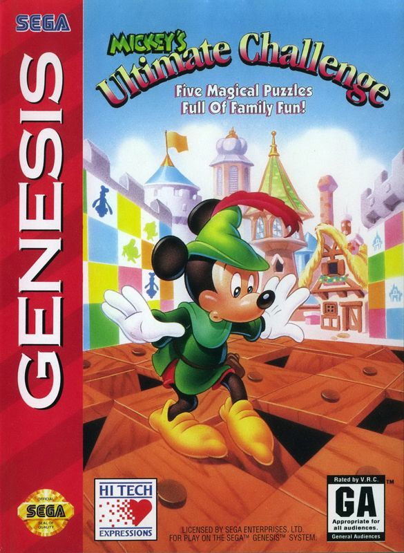 Game cover: Mickey's Ultimate Challenge