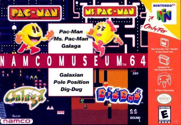 Game cover: Namco Museum 64