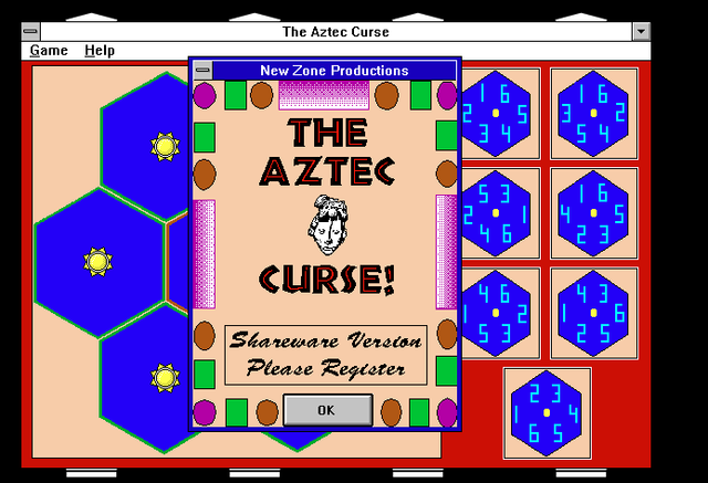 Game cover: The Aztec Curse