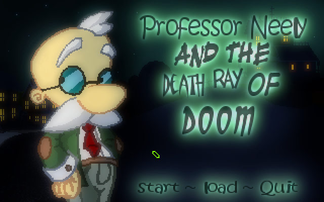 Game cover: Professor Neely and the Death Ray of Doom