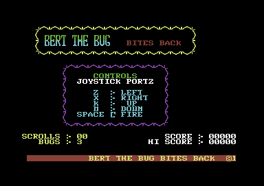 Game cover: Bert the Bug Bites Back