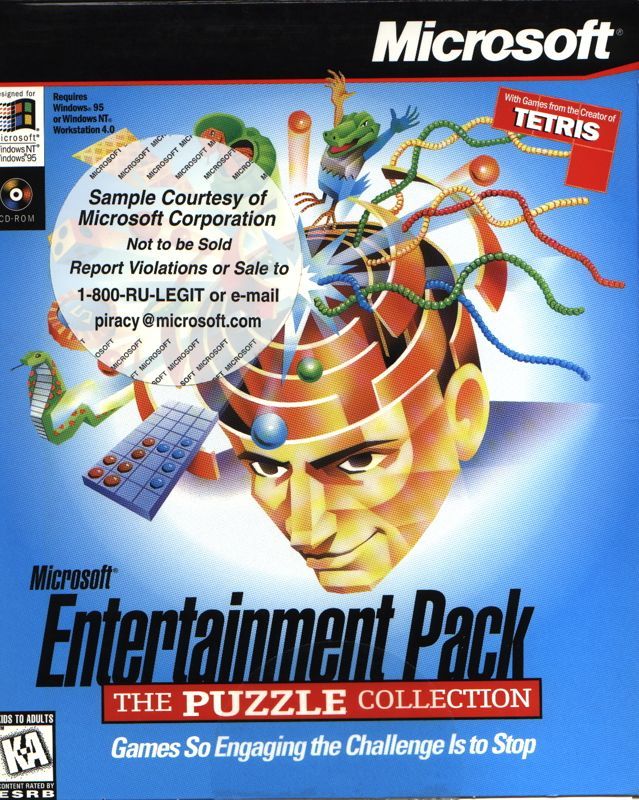 Game cover: Microsoft Entertainment Pack: The Puzzle Collection