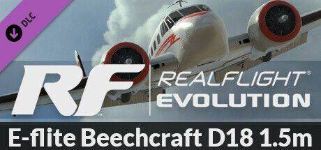 Game cover: RF: RealFlight Evolution - E-flite Beechcraft D18 1.5m